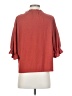 Madewell Red Clipdot Ruffle Top Size S - photo 2
