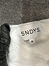 SNDYS. 100% Cotton Solid White Jumpsuit Size M - photo 4
