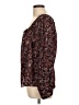 Ann Taylor LOFT Brown Burgundy Long Sleeve Blouse Size L - photo 5