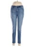 Indigo Solid Blue Jeans Size 8 - photo 1