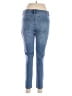 Indigo Solid Blue Jeans Size 8 - photo 2