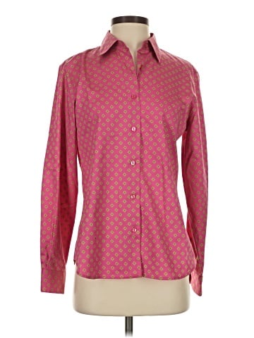 Foxcroft Long Sleeve Button-Down Shirt (view 1)
