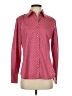 Foxcroft Polka Dots Pink Long Sleeve Button-Down Shirt Size 4 - photo 1