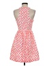 J.Crew 100% Polyester Polka Dots Orange Casual Dress Size 0 - photo 2