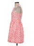 J.Crew 100% Polyester Polka Dots Orange Casual Dress Size 0 - photo 5