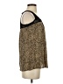 Belle Du Jour 100% Polyester Gold Sleeveless Blouse Size S - photo 4
