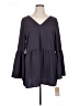 Halogen 100% Polyester Gray Casual Dress Size XL - photo 1