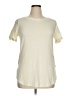 Amaryllis 100% Modal Ivory Short Sleeve Top Size 1X - photo 1