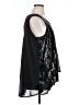 Cha Cha Vente 100% Polyester Black Sleeveless Blouse Size 1X - photo 4