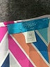 Buttons Chevron-herringbone Blue 3/4 Sleeve Blouse Size M - photo 7