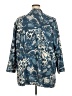 MULTIPLES Print Blue Blazer Size 3X - photo 2