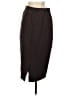 prologue Solid Brown Casual Skirt Size S - photo 2