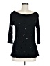 Old Navy Black 3/4 Sleeve Top Size M - photo 1