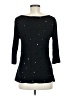 Old Navy Black 3/4 Sleeve Top Size M - photo 2