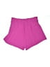 GeeGee 100% Polyester Solid Purple Shorts Size 2X - photo 2