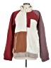 Helmut Lang Color Block Burgundy Red Fleece Size L - photo 1