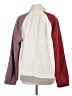 Helmut Lang Color Block Burgundy Red Fleece Size L - photo 2