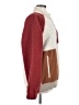 Helmut Lang Color Block Burgundy Red Fleece Size L - photo 4