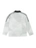 Adidas 100% Polyester Silver Track Jacket Size 7 - photo 2