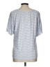 Como Blu Blue Short Sleeve Blouse Size L - photo 2