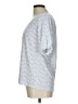 Como Blu Blue Short Sleeve Blouse Size L - photo 5