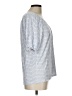 Como Blu Blue Short Sleeve Blouse Size L - photo 4