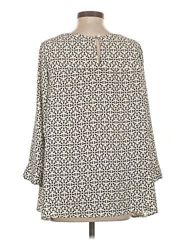Truly Poppy 3/4 Sleeve Blouse (view 2)