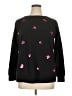 Lane Bryant Hearts Black Pullover Sweater Size 14 - 16 Plus - photo 1