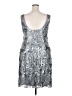 JS Boutique 100% Polyester Silver Cocktail Dress Size 18W - photo 2