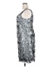 JS Boutique 100% Polyester Silver Cocktail Dress Size 18W - photo 5
