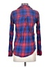 American Eagle Outfitters Plaid Blue Purple Long Sleeve Button-Down Shirt Size XS - photo 2