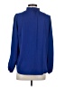 T Tahari Blue Long Sleeve Blouse Size S - photo 2