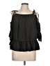 Shein 100% Polyester Black 3/4 Sleeve Blouse Size 12 - photo 1