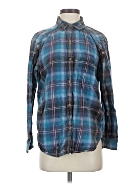 slim fit dress slacks Free People Girl Meets Boy Plaid Shirt /Tea Combo main image 0