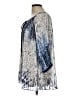 Investments 100% Polyester Silver 3/4 Sleeve Blouse Size L - photo 5