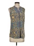J. McLaughlin Blue Sleeveless Blouse Size XS - photo 1