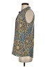 J. McLaughlin Blue Sleeveless Blouse Size XS - photo 5