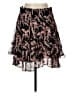 A.L.C. Paisley Black Silk Skirt Size 12 - photo 1