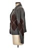 Central Park West Argyle Gray Cardigan Size M - photo 5