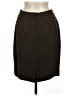 Donna Gray Solid Brown Formal Skirt Size 8 - photo 2
