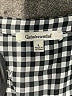 Quintessential 100% Polyester Houndstooth Black 3/4 Sleeve Blouse Size L - photo 7
