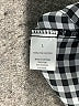 Quintessential 100% Polyester Houndstooth Black 3/4 Sleeve Blouse Size L - photo 8