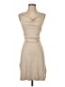 Bebe Solid Tan Cocktail Dress Size XS - photo 1