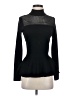 Thalia Sodi Black Long Sleeve Top Size S - photo 1