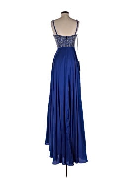 open lace back dress Emerald Glitter Floral Prom Gown  Unique Vintage