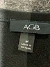 AGB Black 3/4 Sleeve Top Size M - photo 7