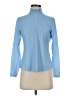 Fringe Blue Long Sleeve Turtleneck Size XS - photo 1
