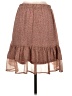 Assorted Brands 100% Polyester Animal Print Brown Casual Skirt Size S - photo 2