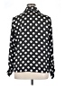 Belldini 100% Polyester Polka Dots Black Long Sleeve Blouse Size 1X - photo 2