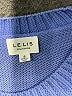 Le Lis 100% Polyester Blue Pullover Sweater Size S - photo 7